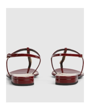 Gucci Signoria Flip-flops Flat Sandals In Brown