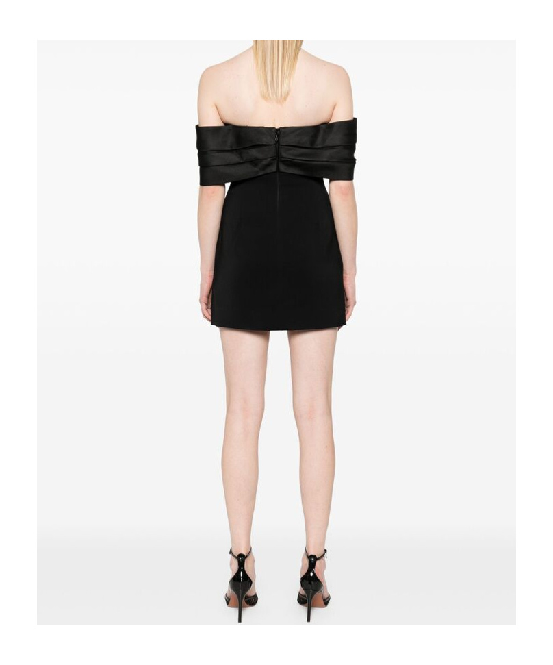 Shop Anine Bing Fleur Mini Dress In Black