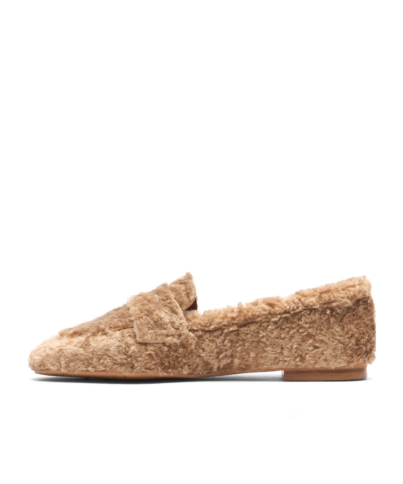 Casadei Synthetic Leather Moccasin Curly Effect In Brown