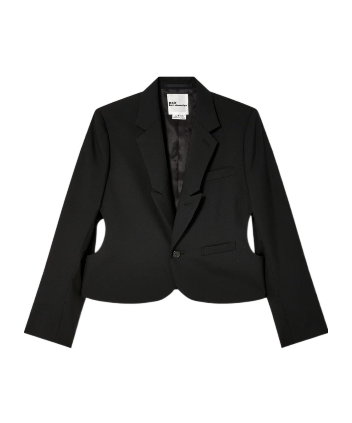 COMME DES GARÇONS EXAGGERATED-WAIST JACKET