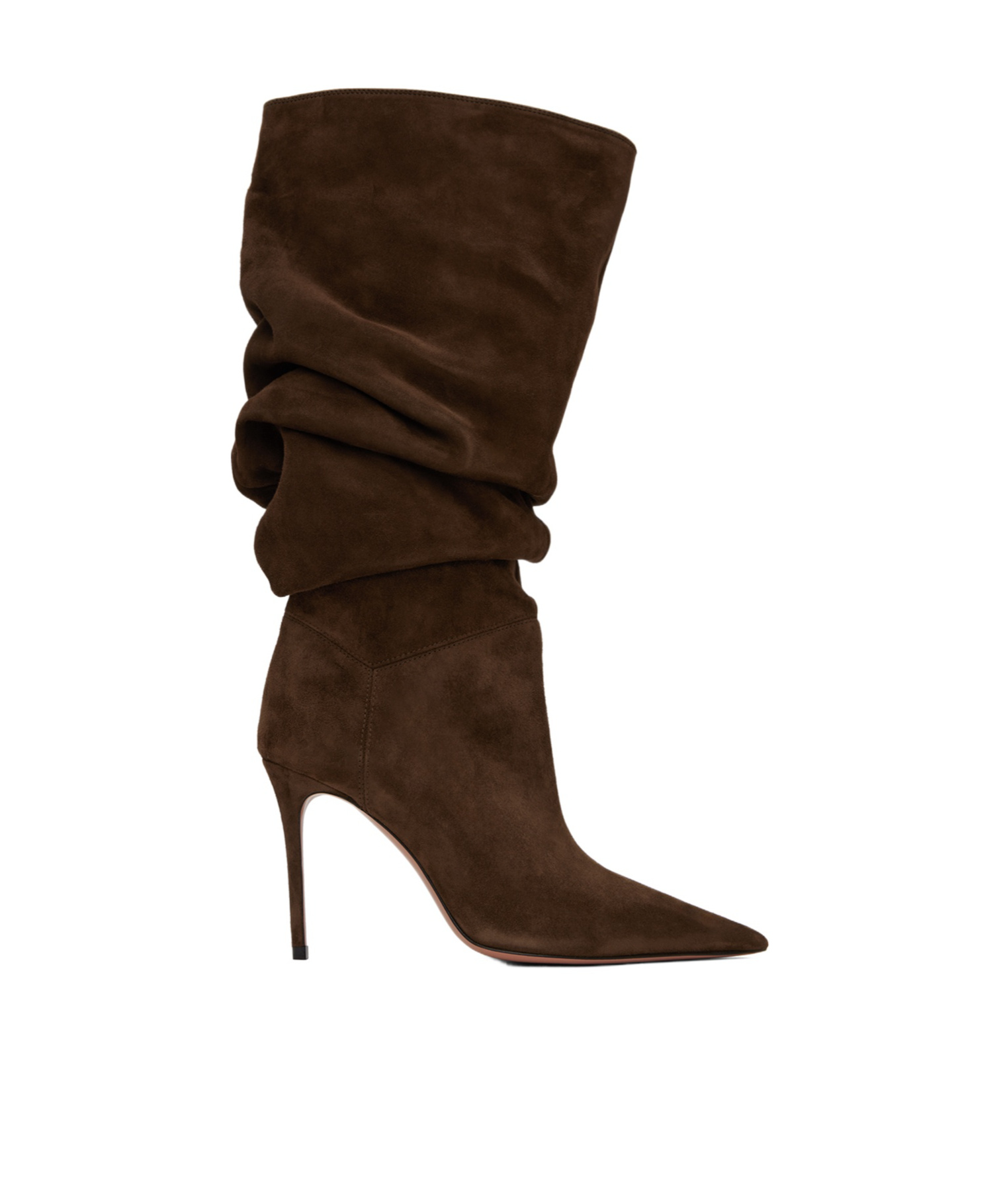 AMINA MUADDI JAHLEEL PLEATED BOOTS