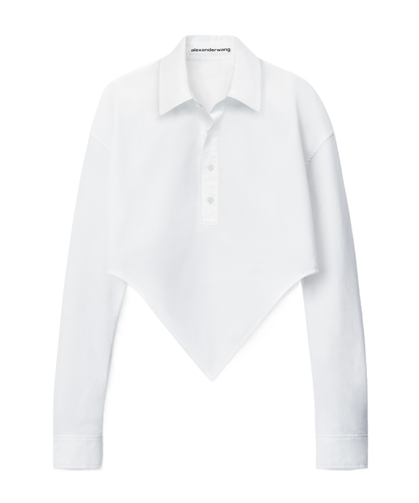 ALEXANDER WANG POINTED HEM BLOUSE 