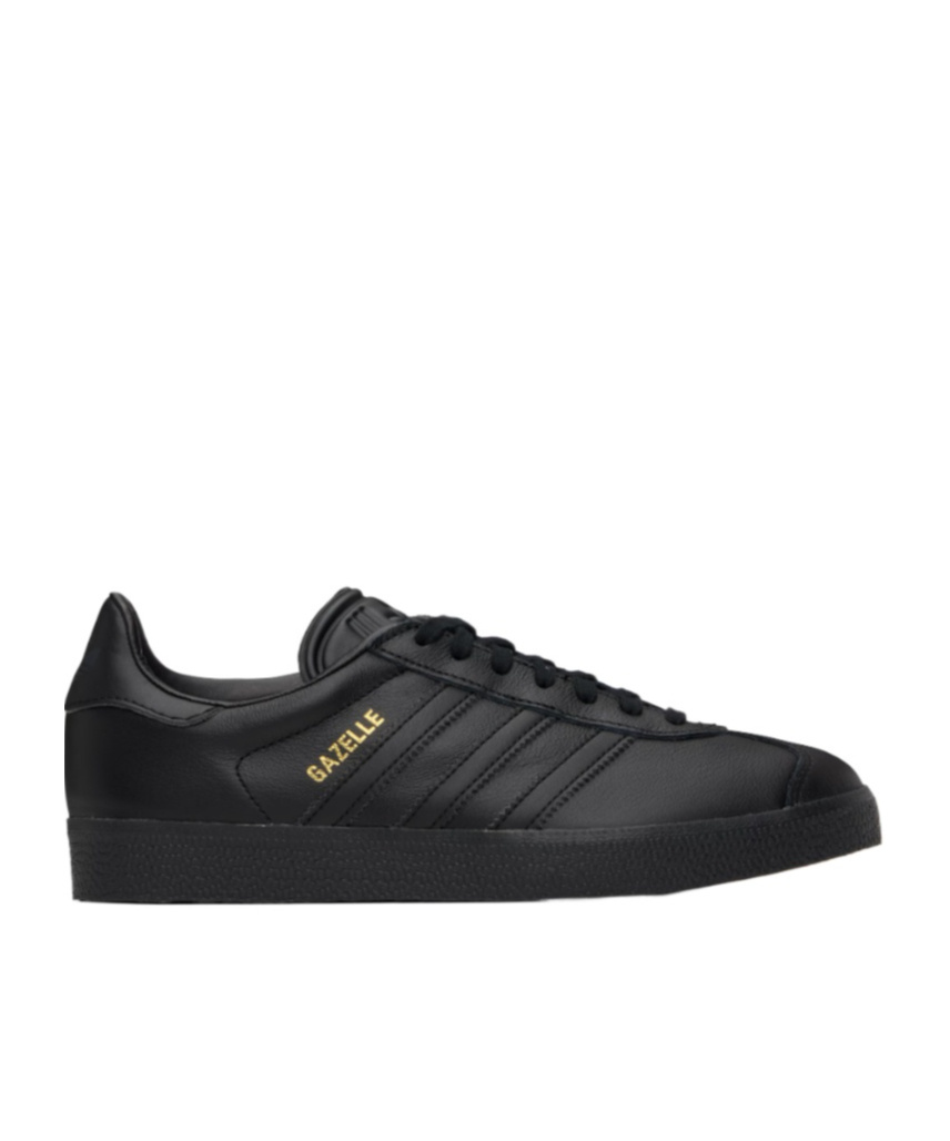 Adidas Originals Black Gazelle Sneakers In Black