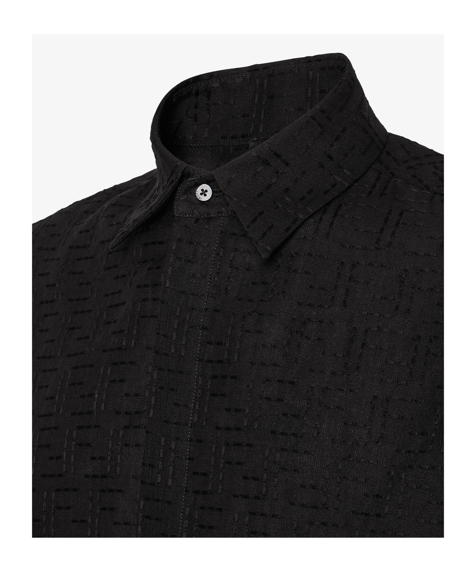 Fendi Ff Shirt In Black