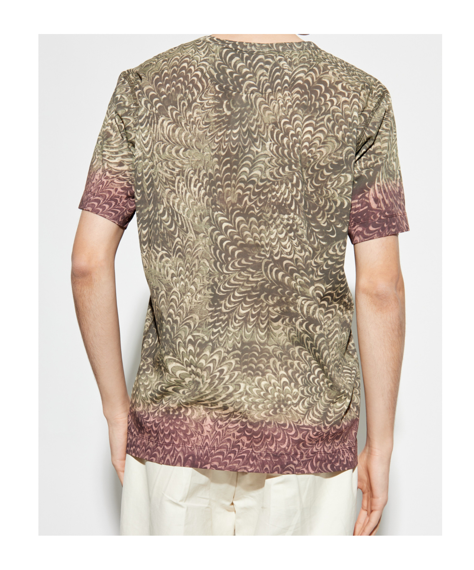 Dries Van Noten Regular Fit T-shirt In Nude