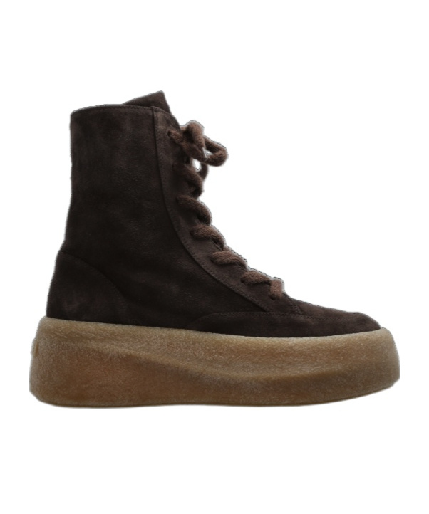 Vic Matie Round-toe Lace-up Ankle Boots In Black