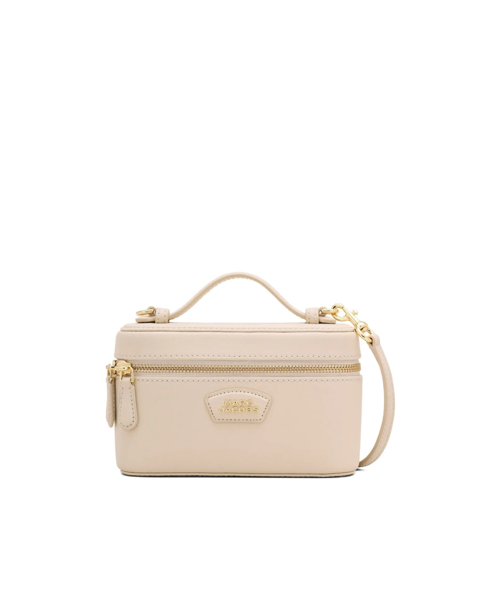 Marc Jacobs The Everyday Leather Vanity Bag In Gold