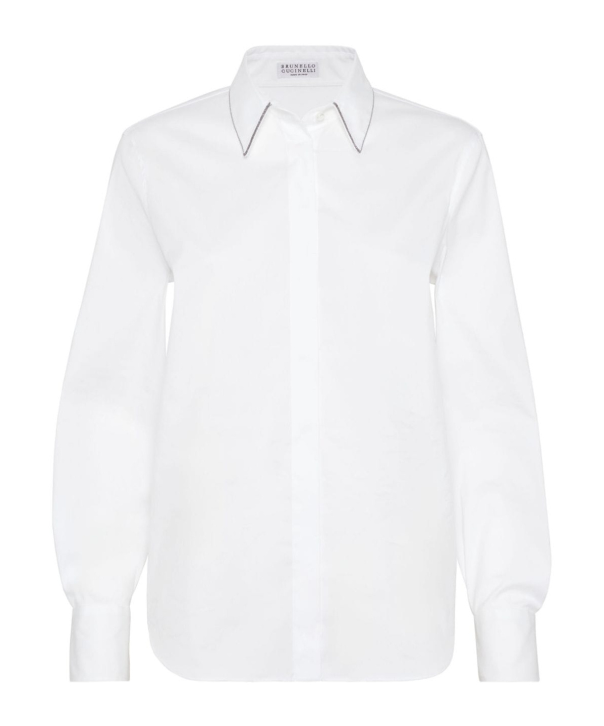 Brunello Cucinelli "shirt With Shiny In White