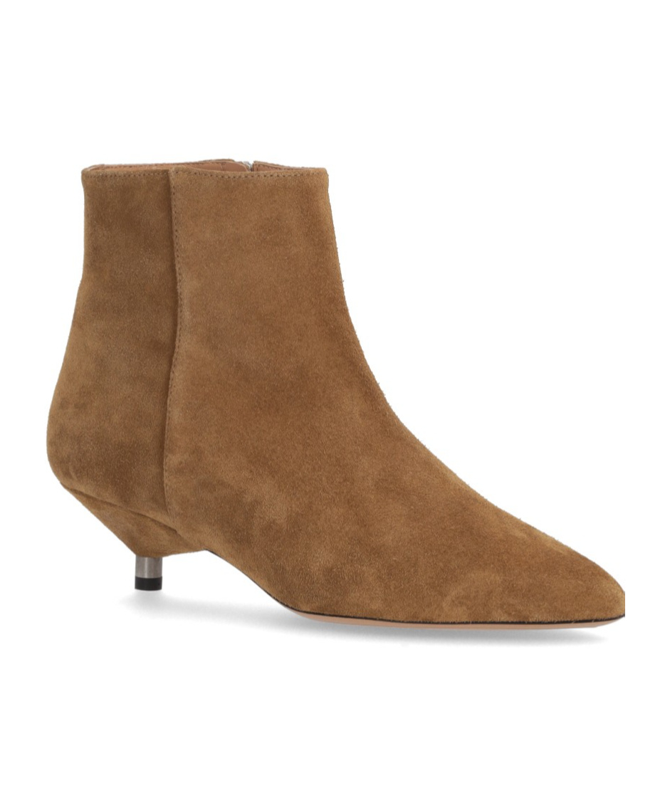 Isabel Marant Leopard-print Suede Ankle Boots In Brown