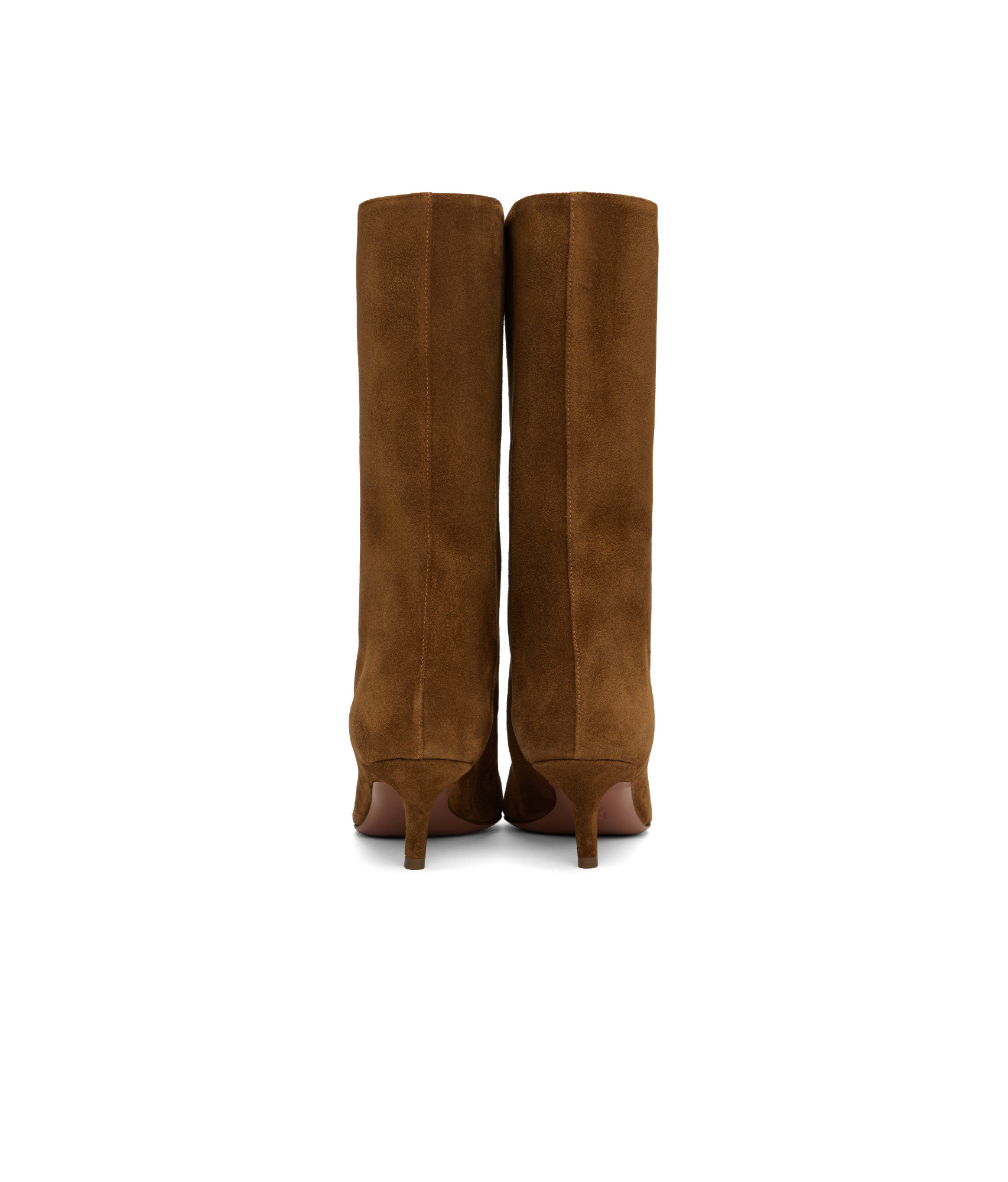 AMINA MUADDI POINTED SHORT BOOTS