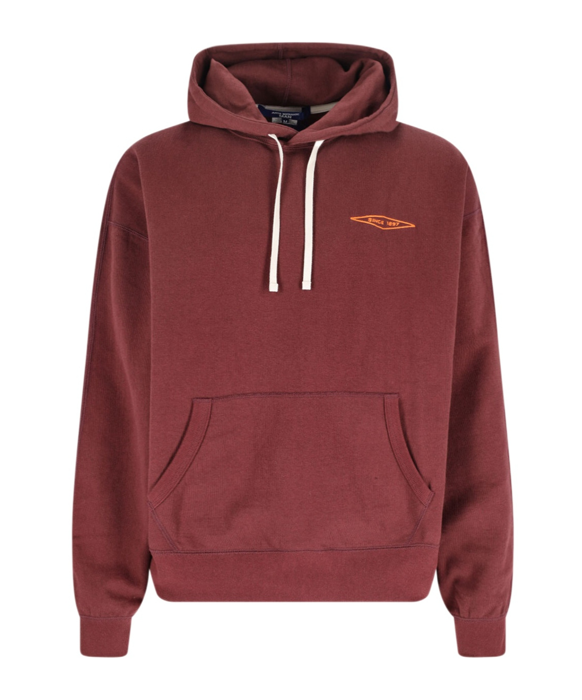 Junya Watanabe Hooded Sweatshirt Kangaroo Pocket Design In Red