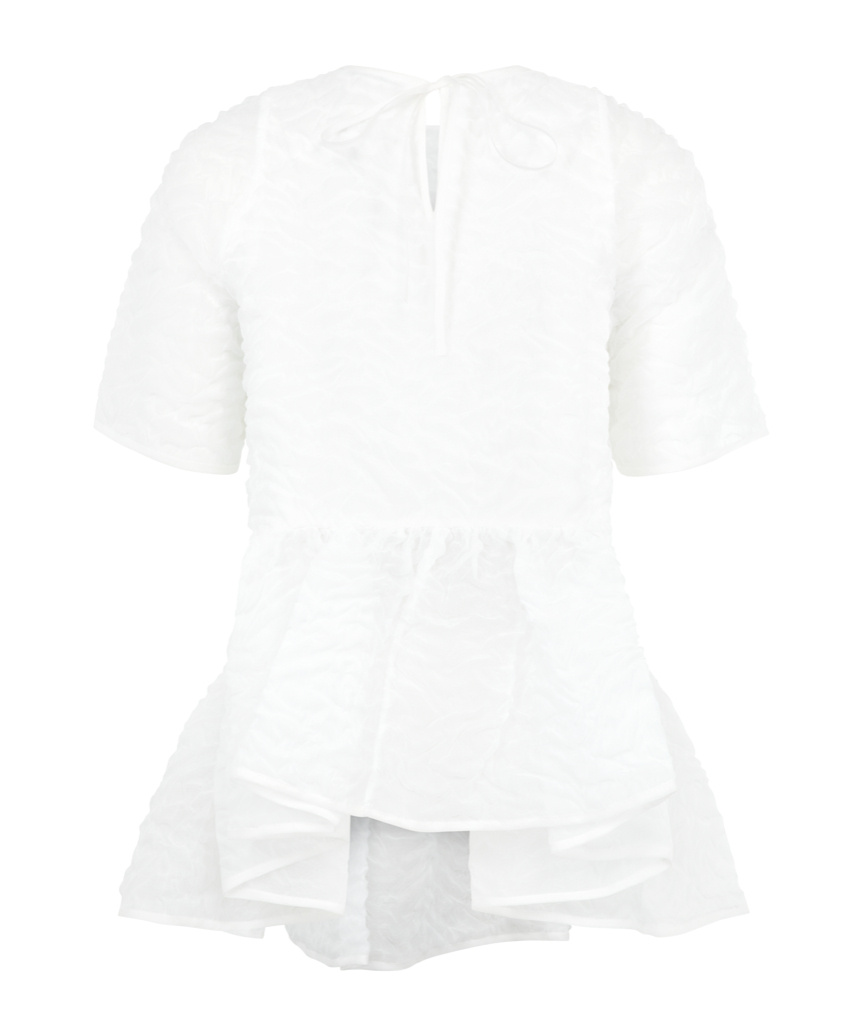 Cecilie Bahnsen Susi Top In White