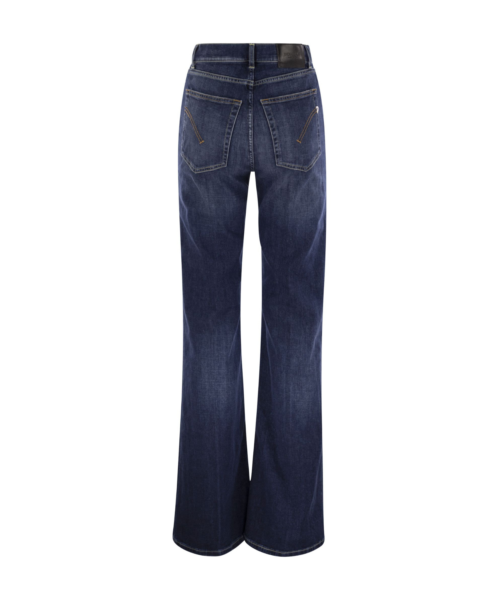 Dondup Pantalone Amber Blu In Black