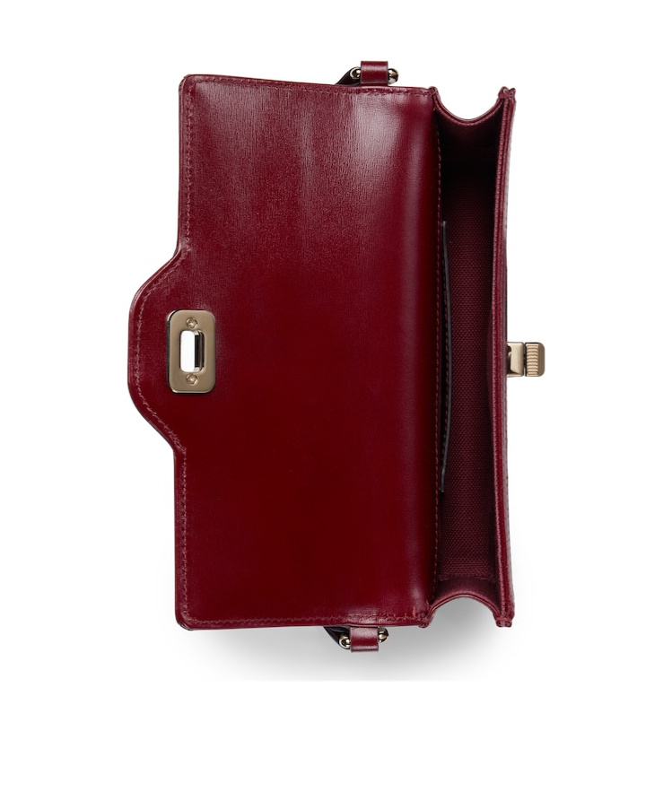 Gucci Luce Mini Shoulder Bag In Red
