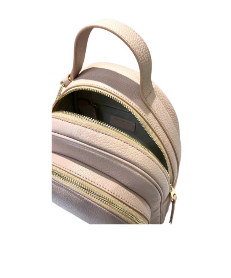 Shop Coccinelle Medium Malory Backpack In Nude