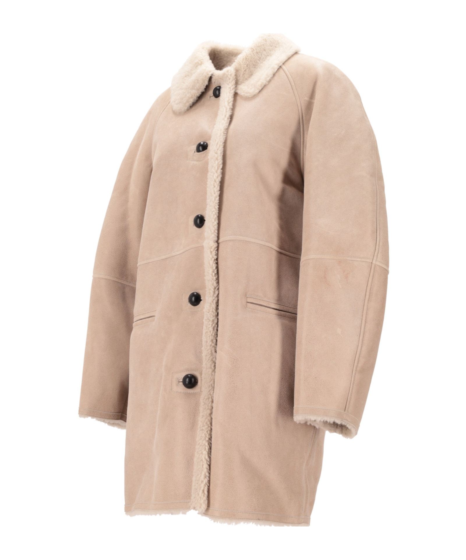 Isabel Marant Berthie Single Breasted Coat In Brown