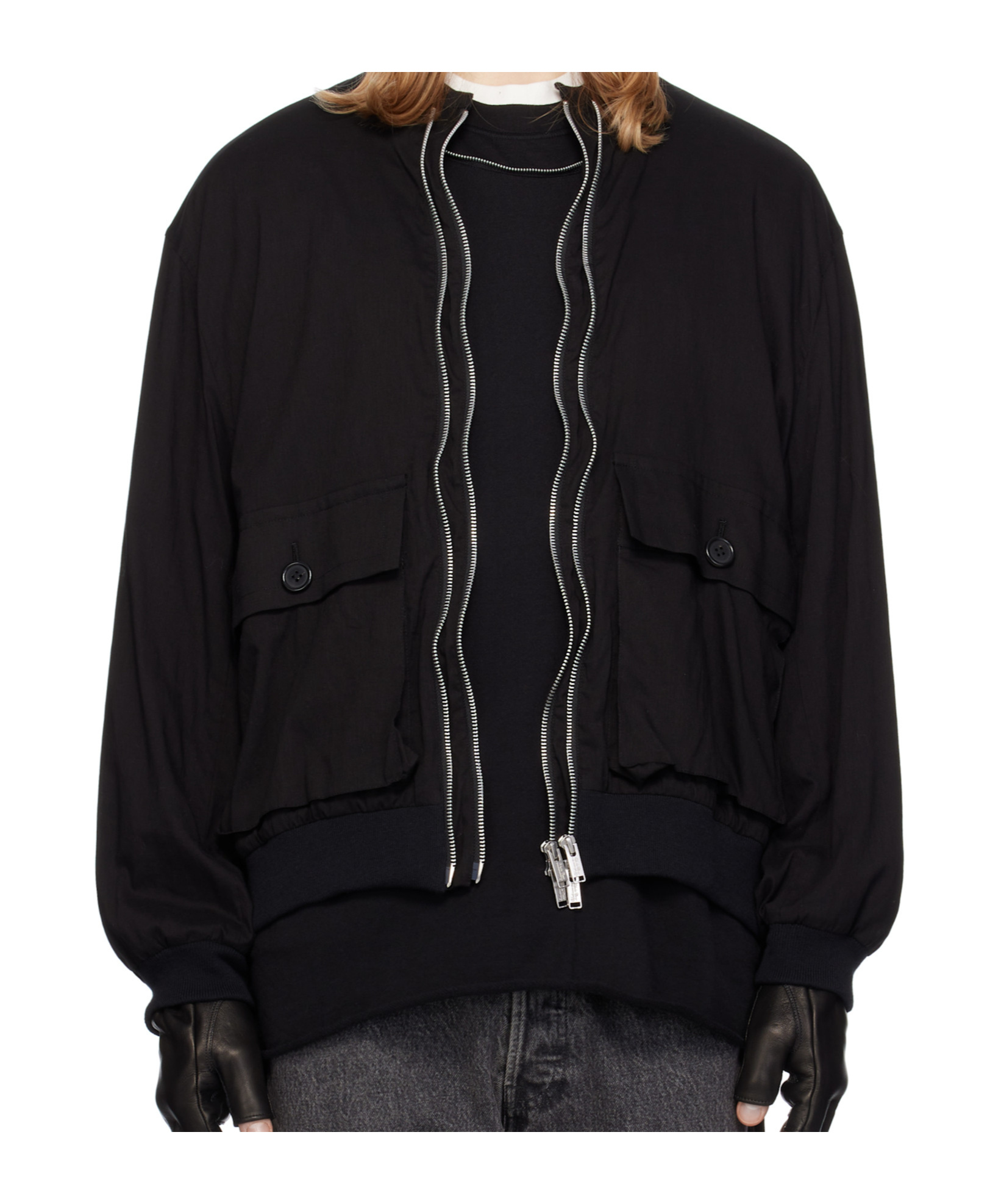 Undercover Long Sleeve Casual Jacket In Black