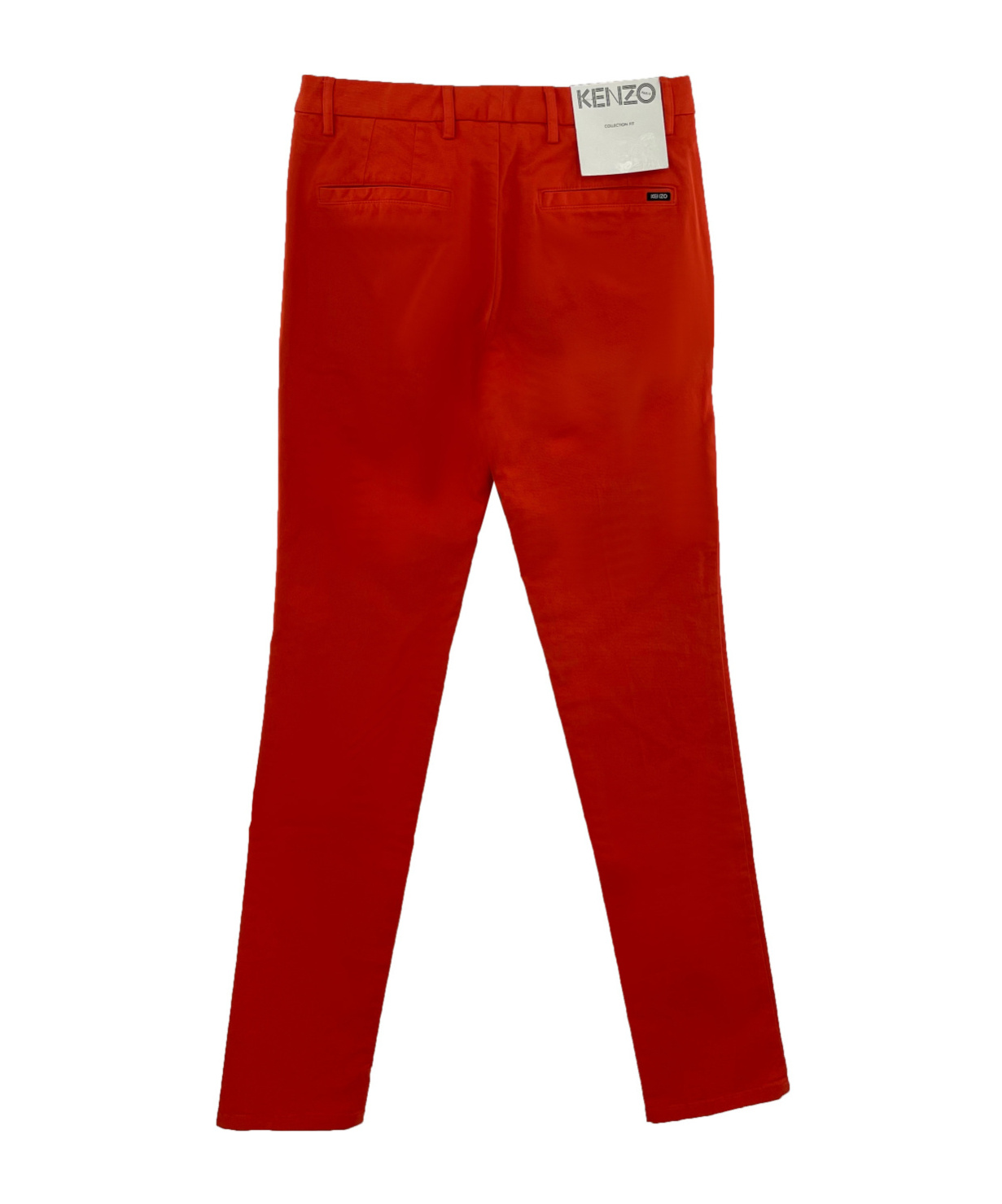 Kenzo Belt-loop Casual Pants In Red