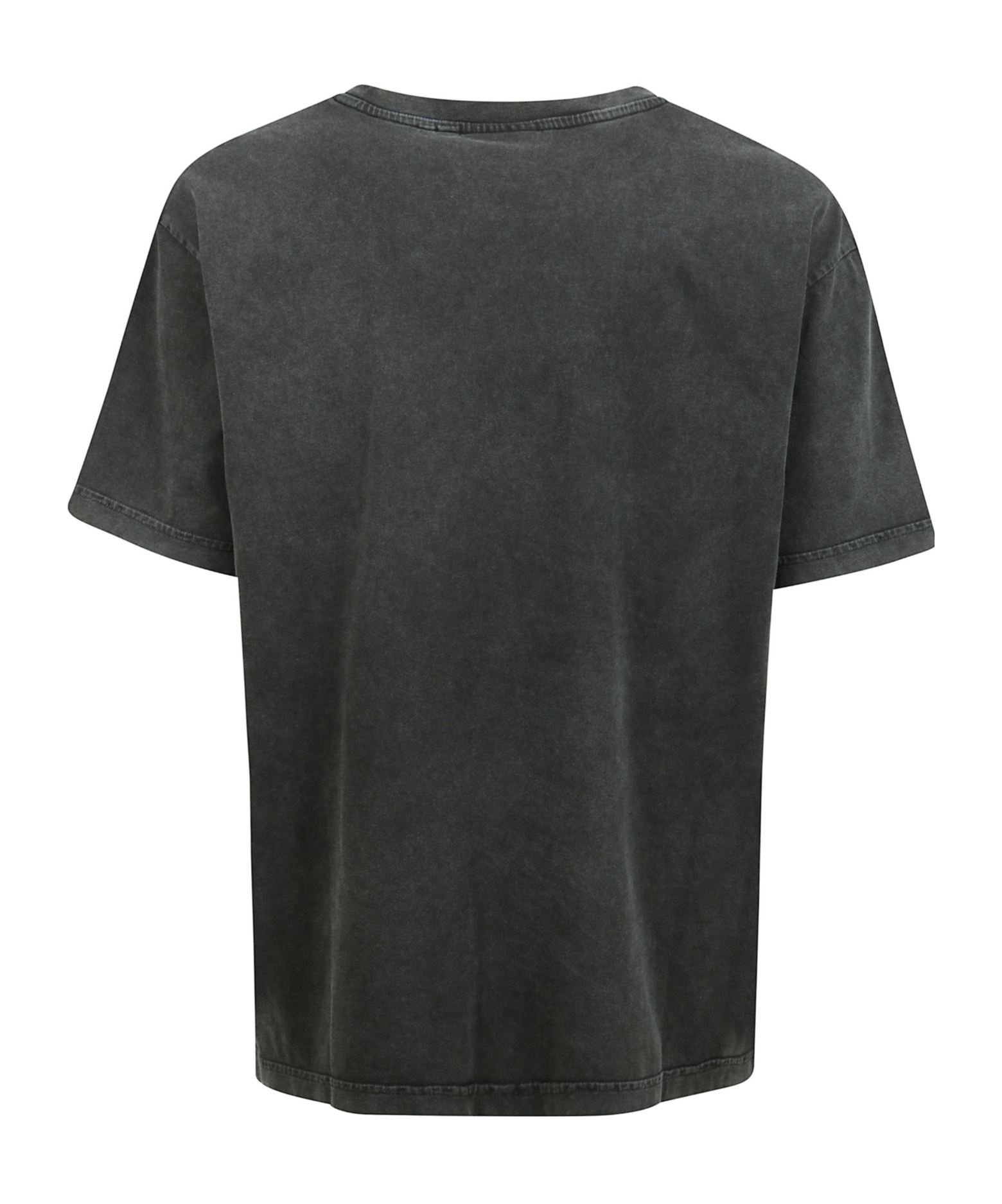 Gcds Stone Washed Crewneck T-shirt In Gray