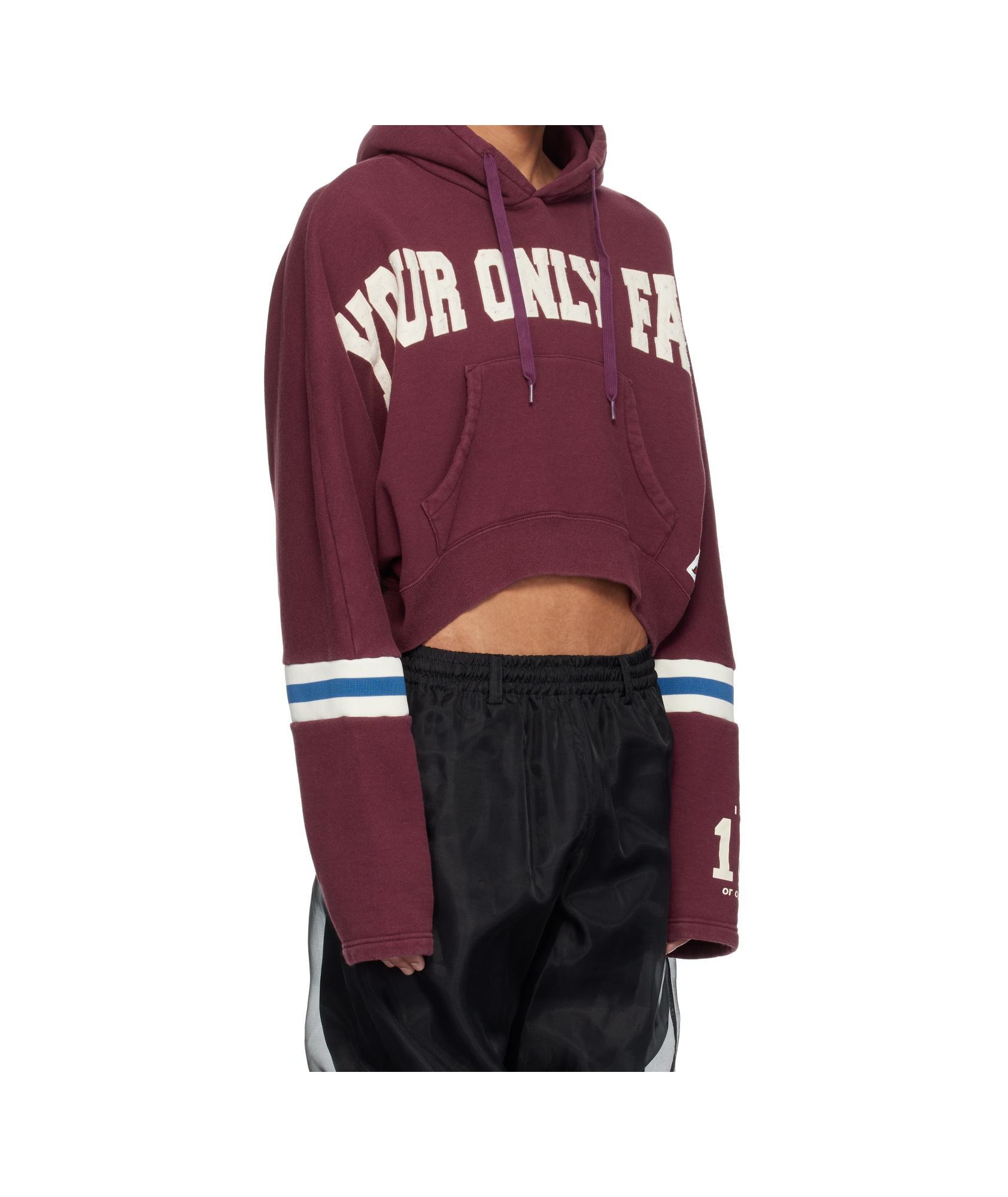 Doublet Drawstring Hooded Sweatshirt In Red