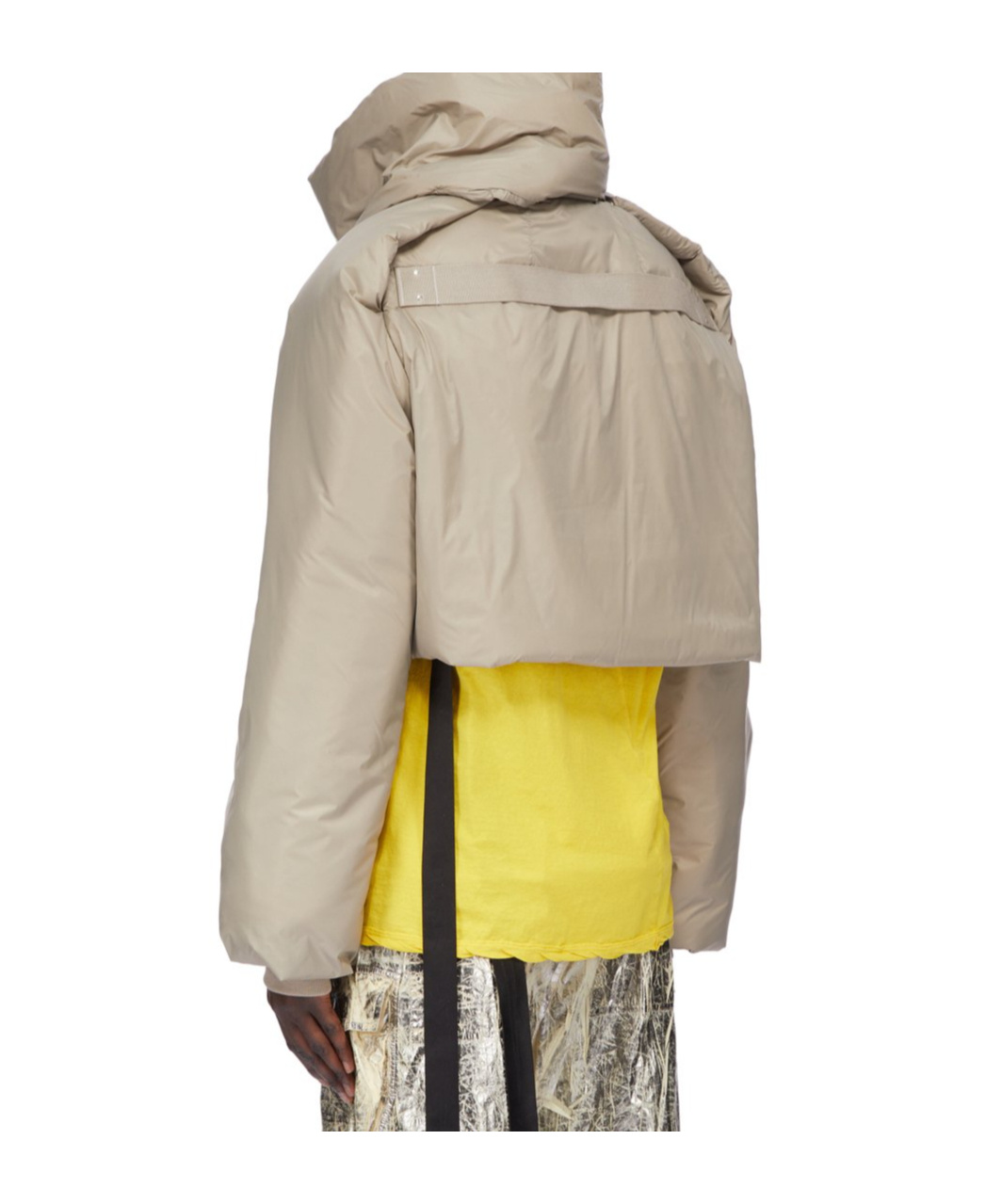 Rick Owens Drkshdw Long-sleeved Cotton Jacket In Neutral