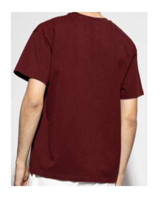 Givenchy Logo Crewneck T-shirt With Short Sleeves In Red