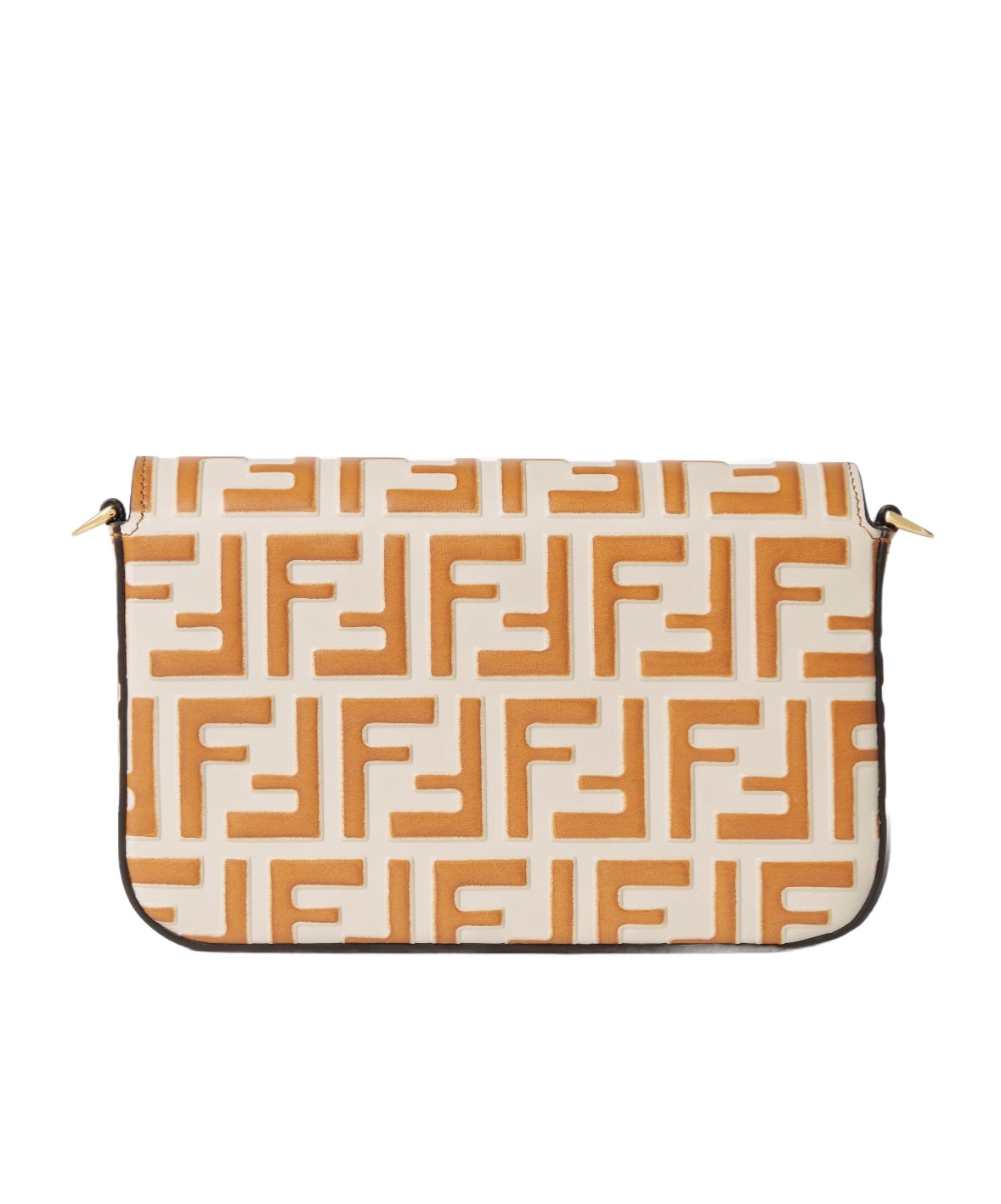 Fendi Camelia And Light Brown Leather Wallet In Brown