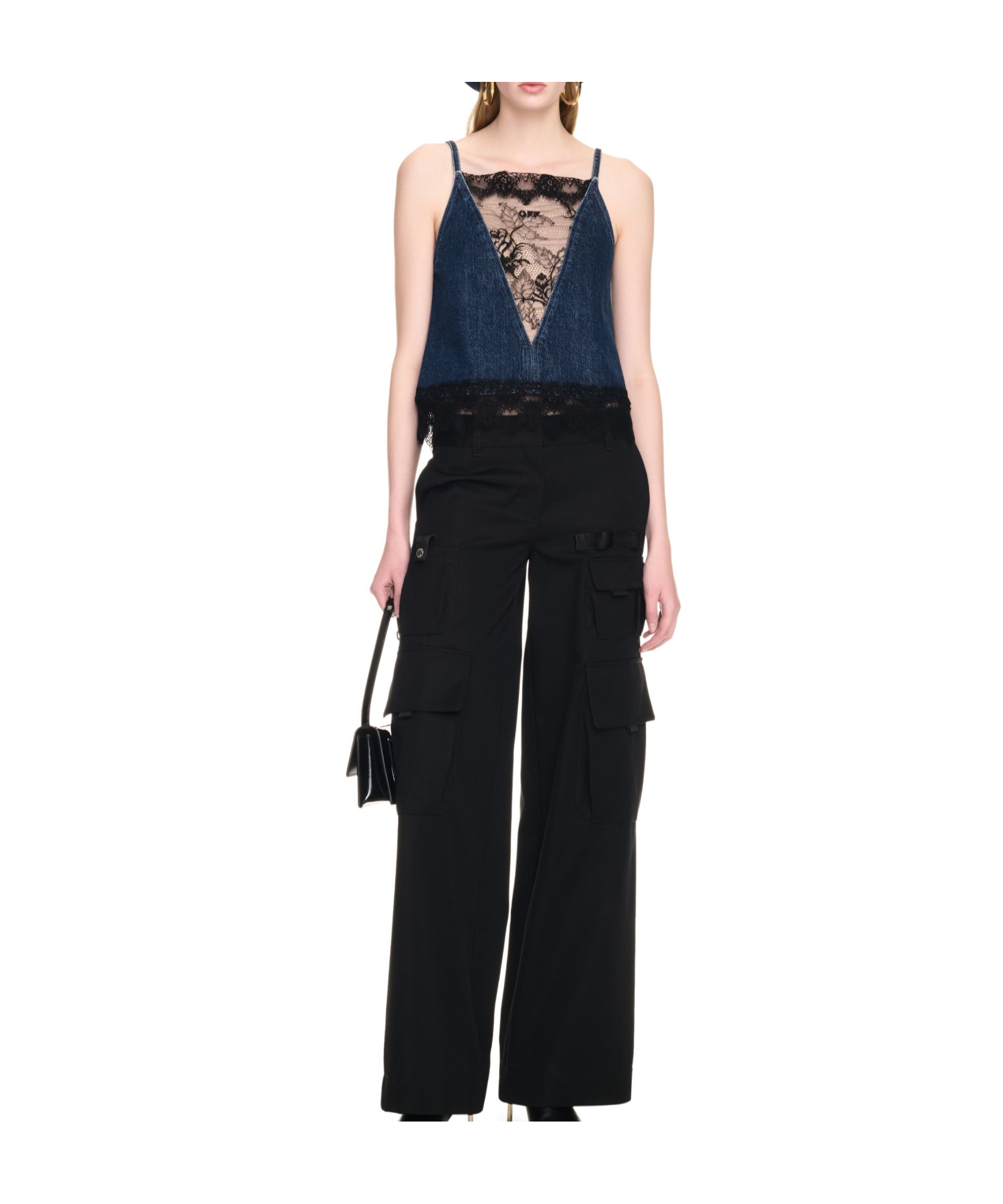 Off-white Wo Toyrbox Cargo Pants In Black