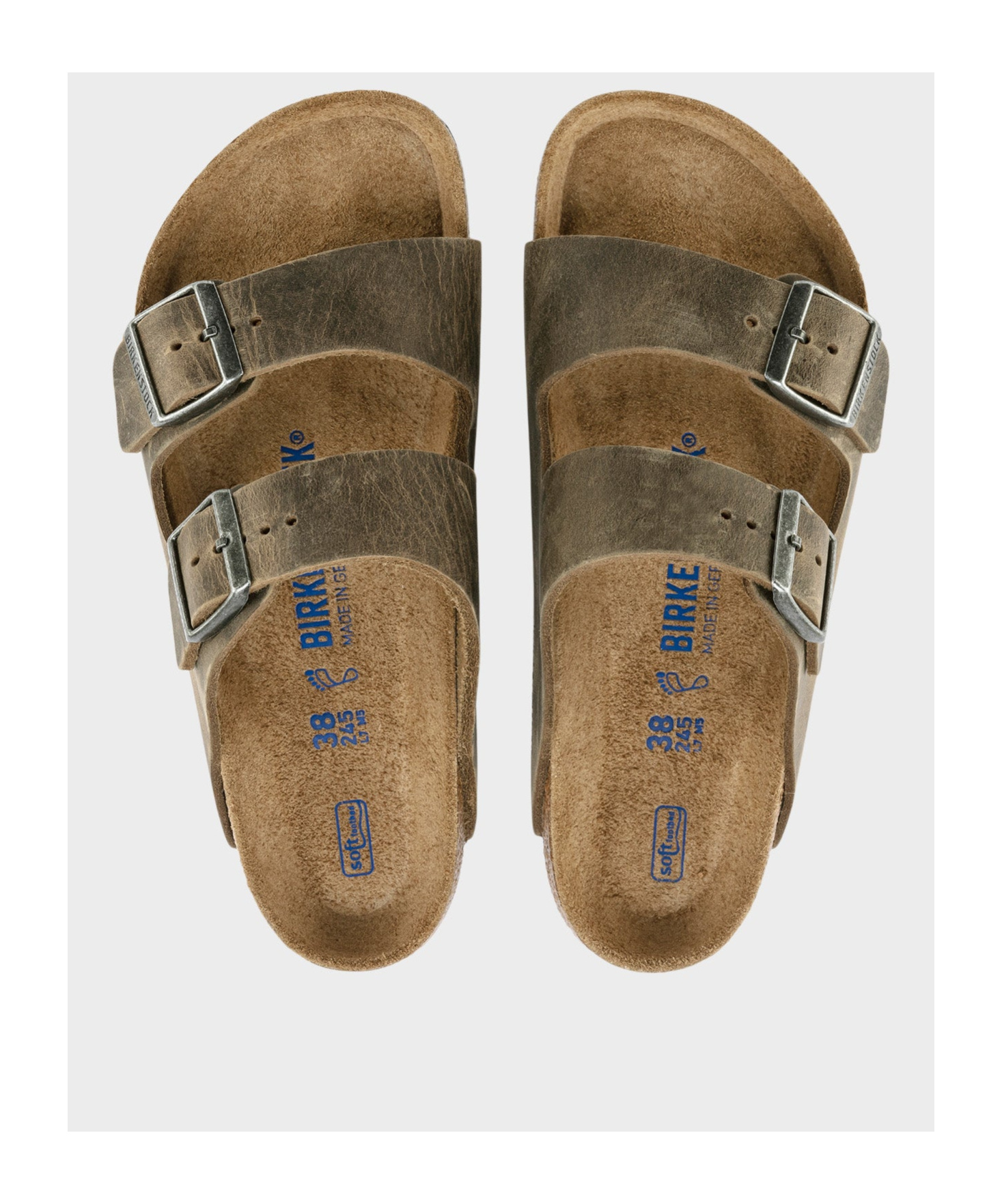 Birkenstock Open-toed Slippers In Green