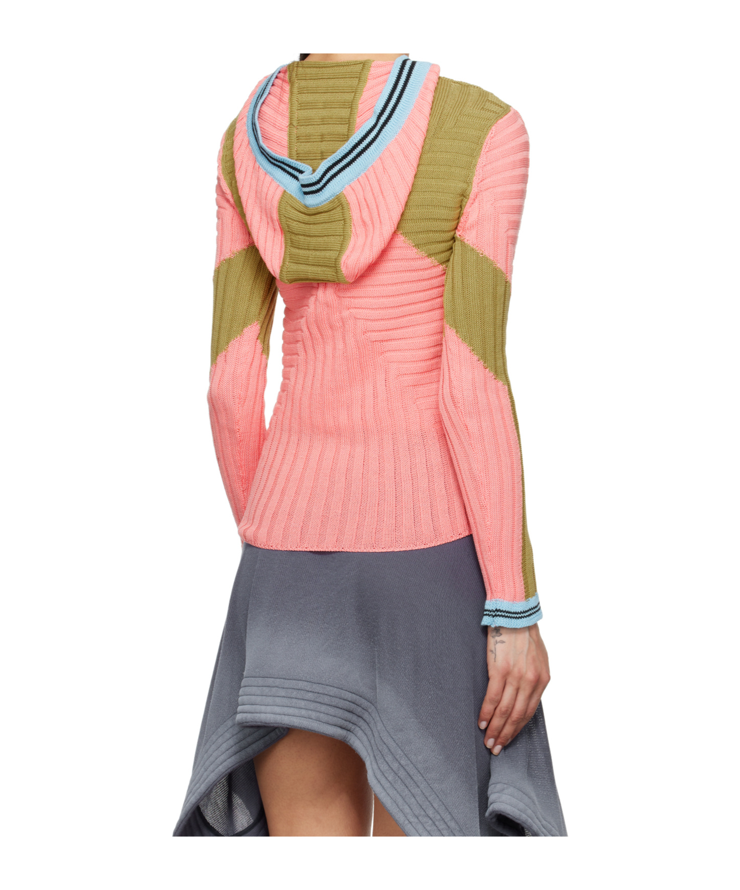 Kiko Kostadinov Hooded Sweater In Multi