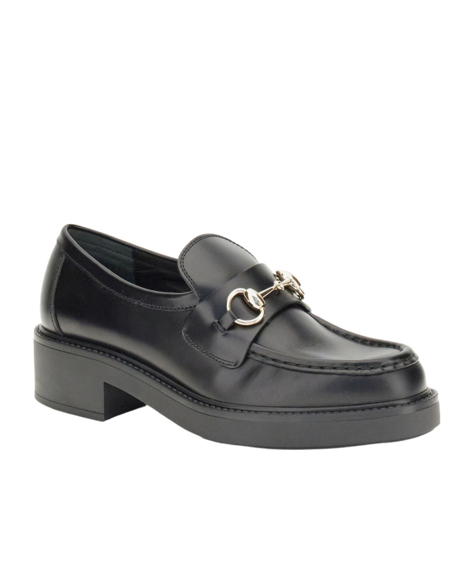 Gucci Horsebit Detail Slip-on Loafers In Black