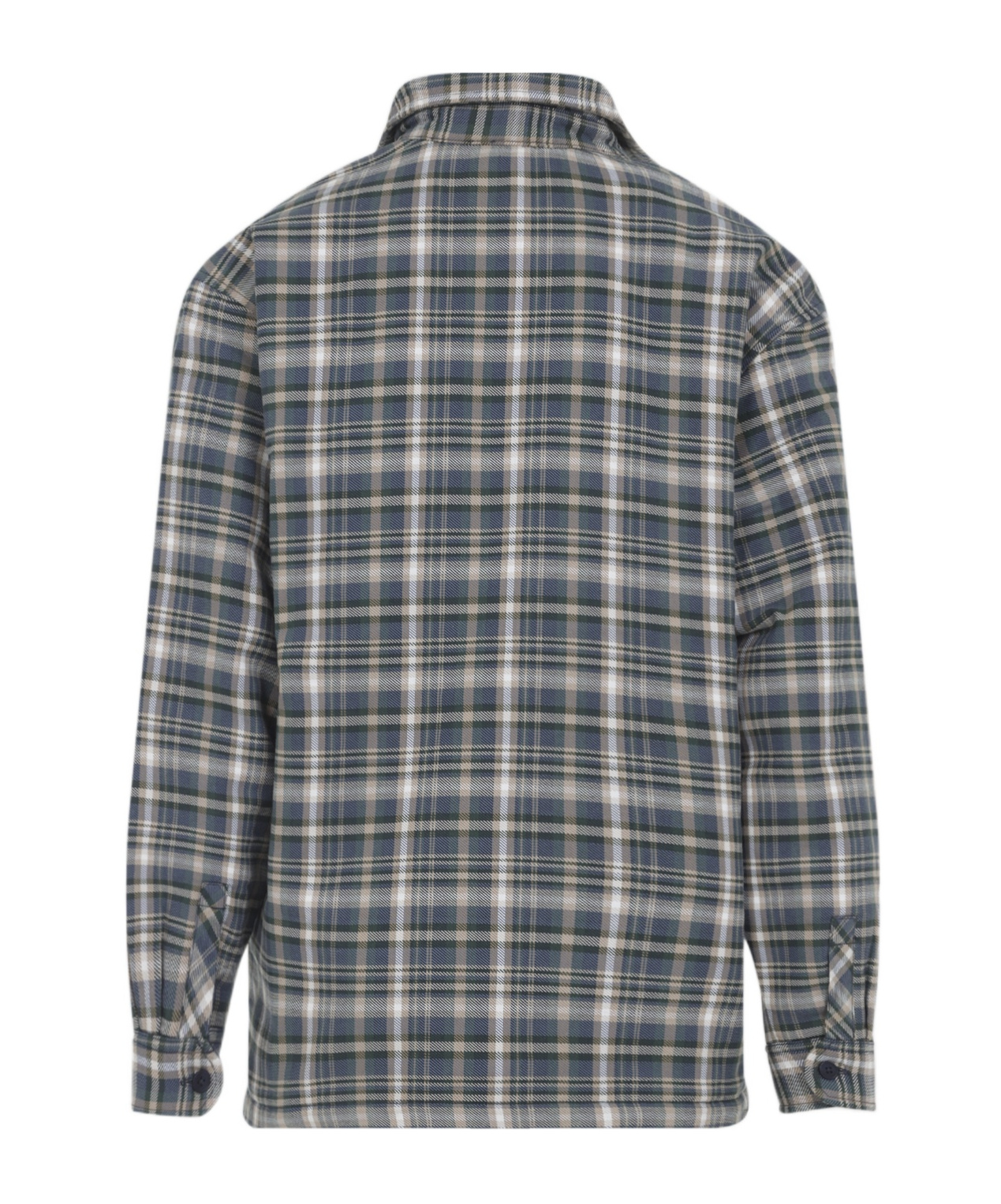 Carhartt Wip Cronyn Dark Navy Cotton Shirt Jacket In Gray