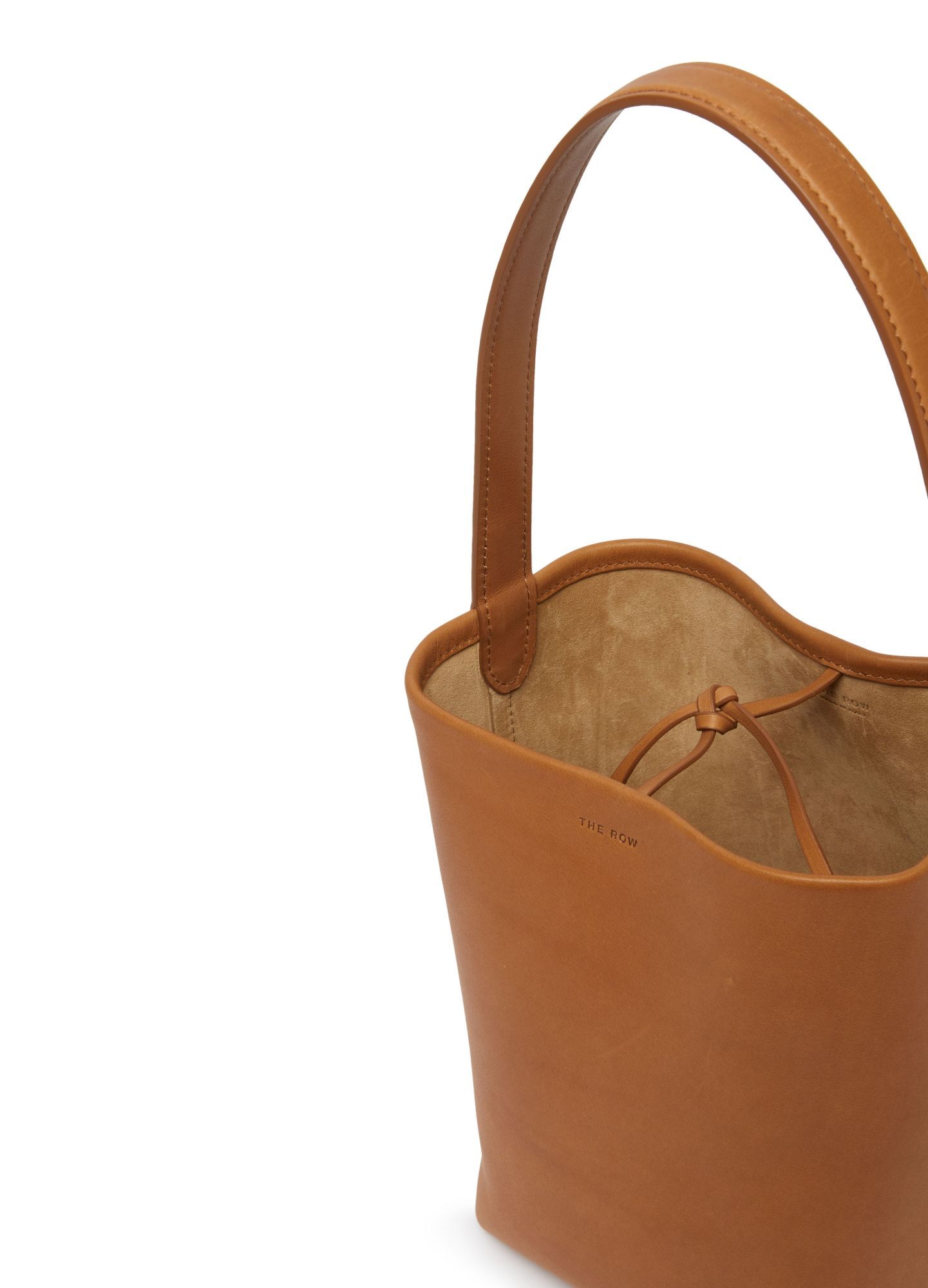 The Row Single Handle Shoulder Bag In Brown