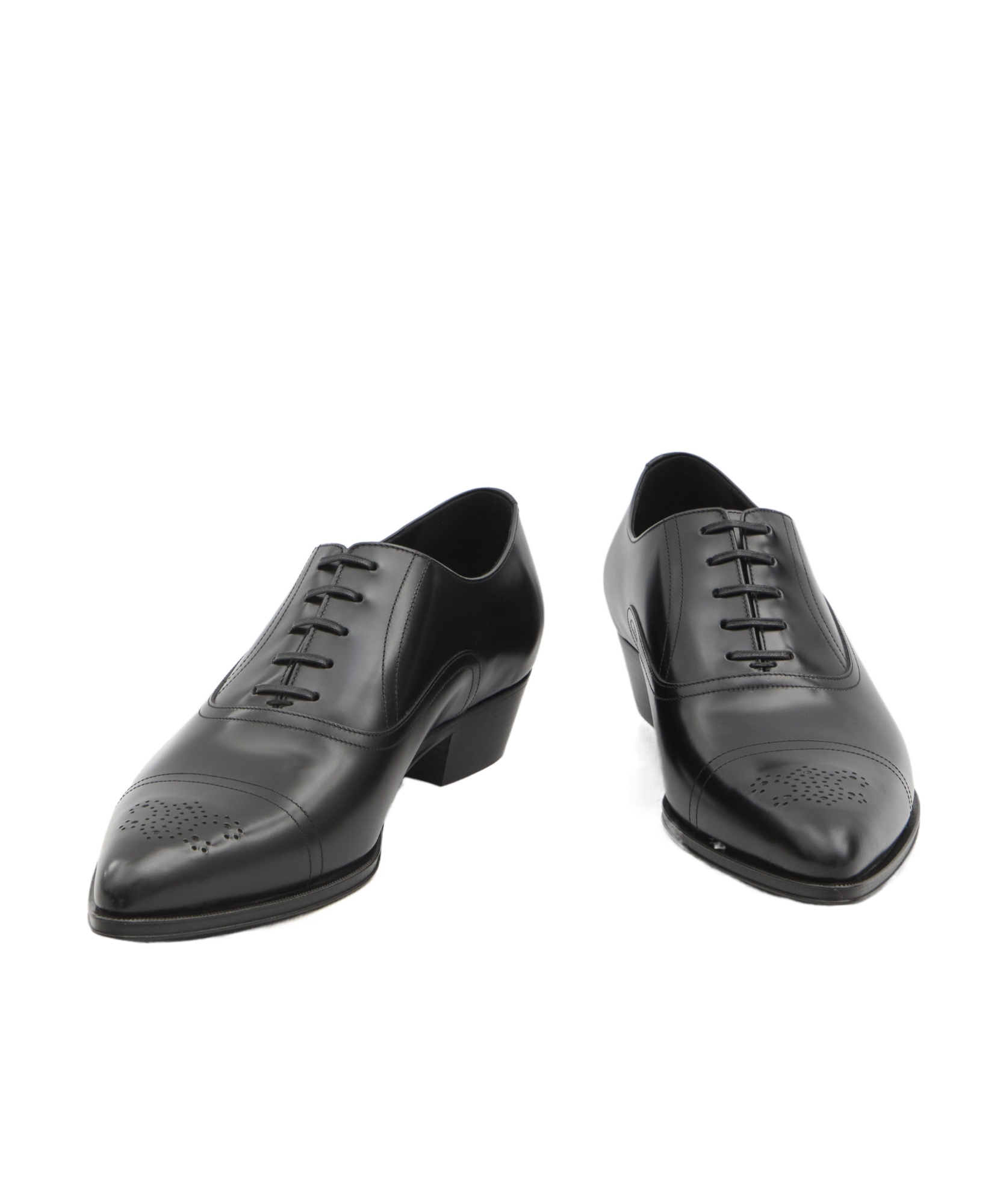 Celine Pointed Oxfords In Black