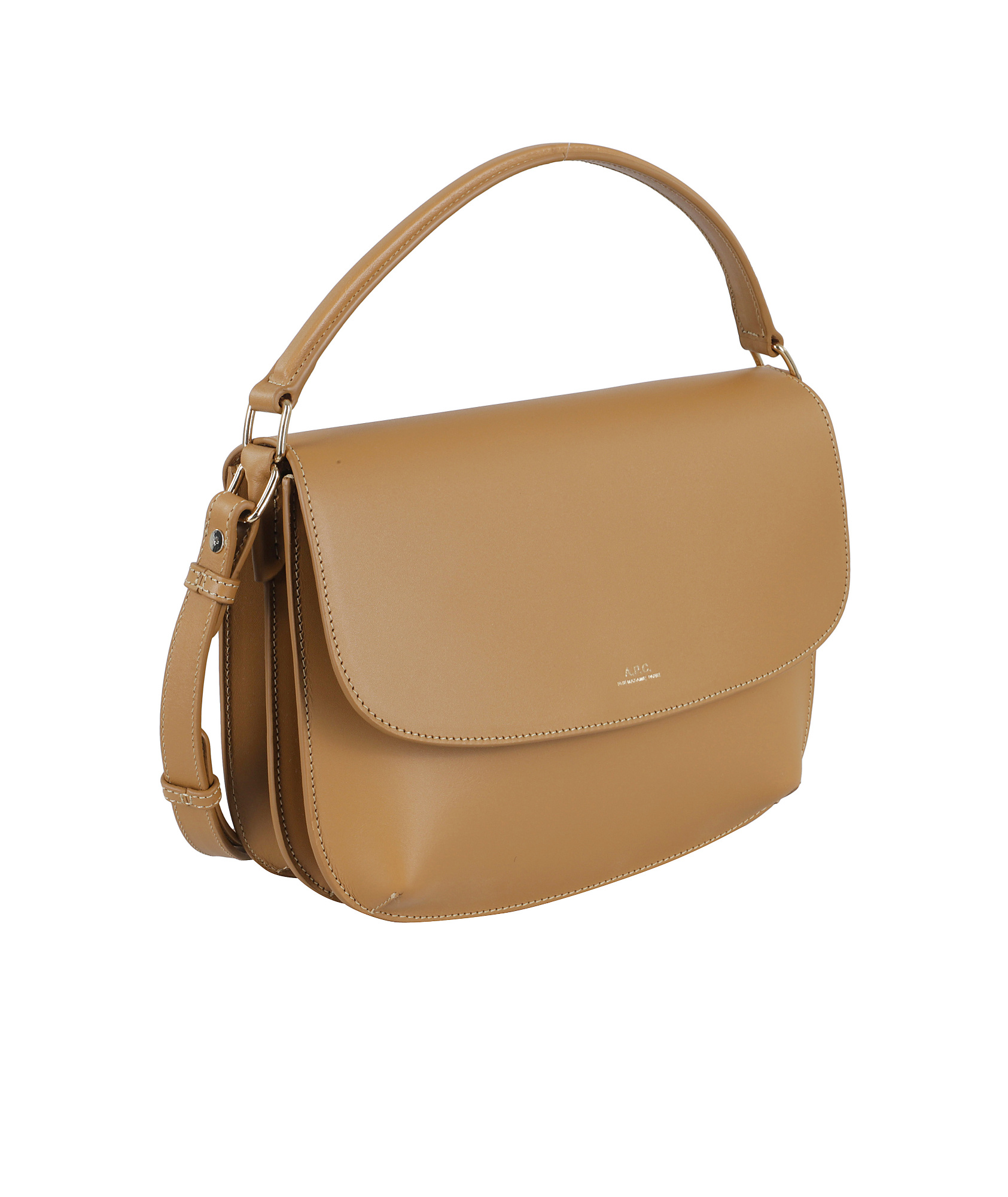 Apc Flip Shoulder Bag In Nude