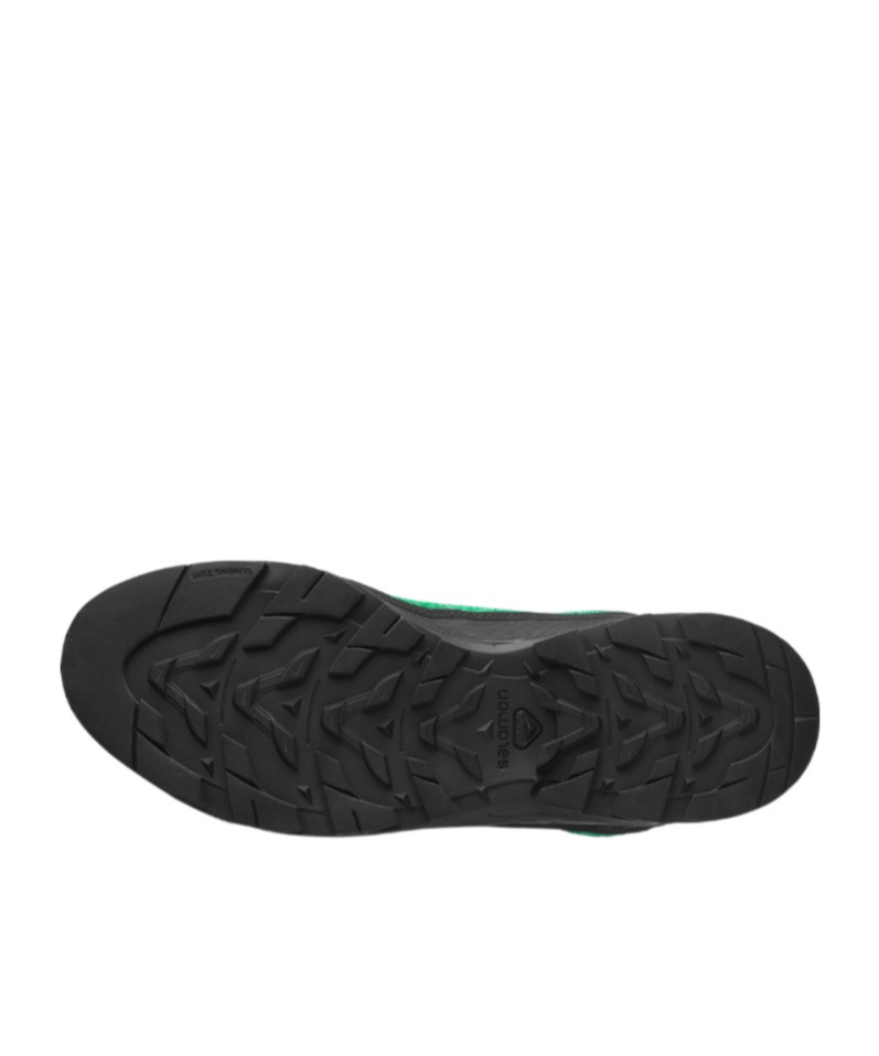 Salomon X-alp Suede Sneakers In Green
