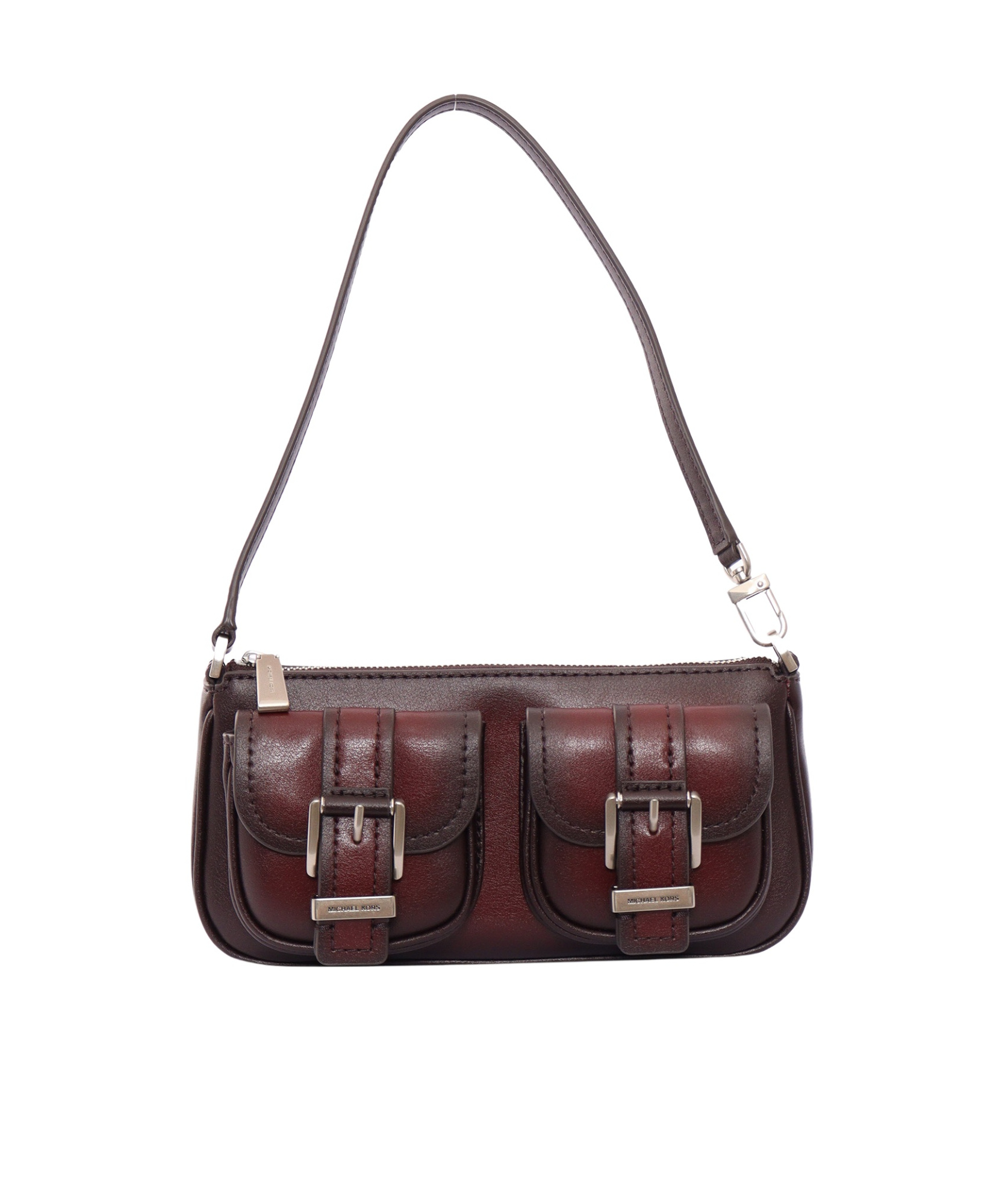 Michael Kors Buckle-detail Flap Shoulder Bag In Black