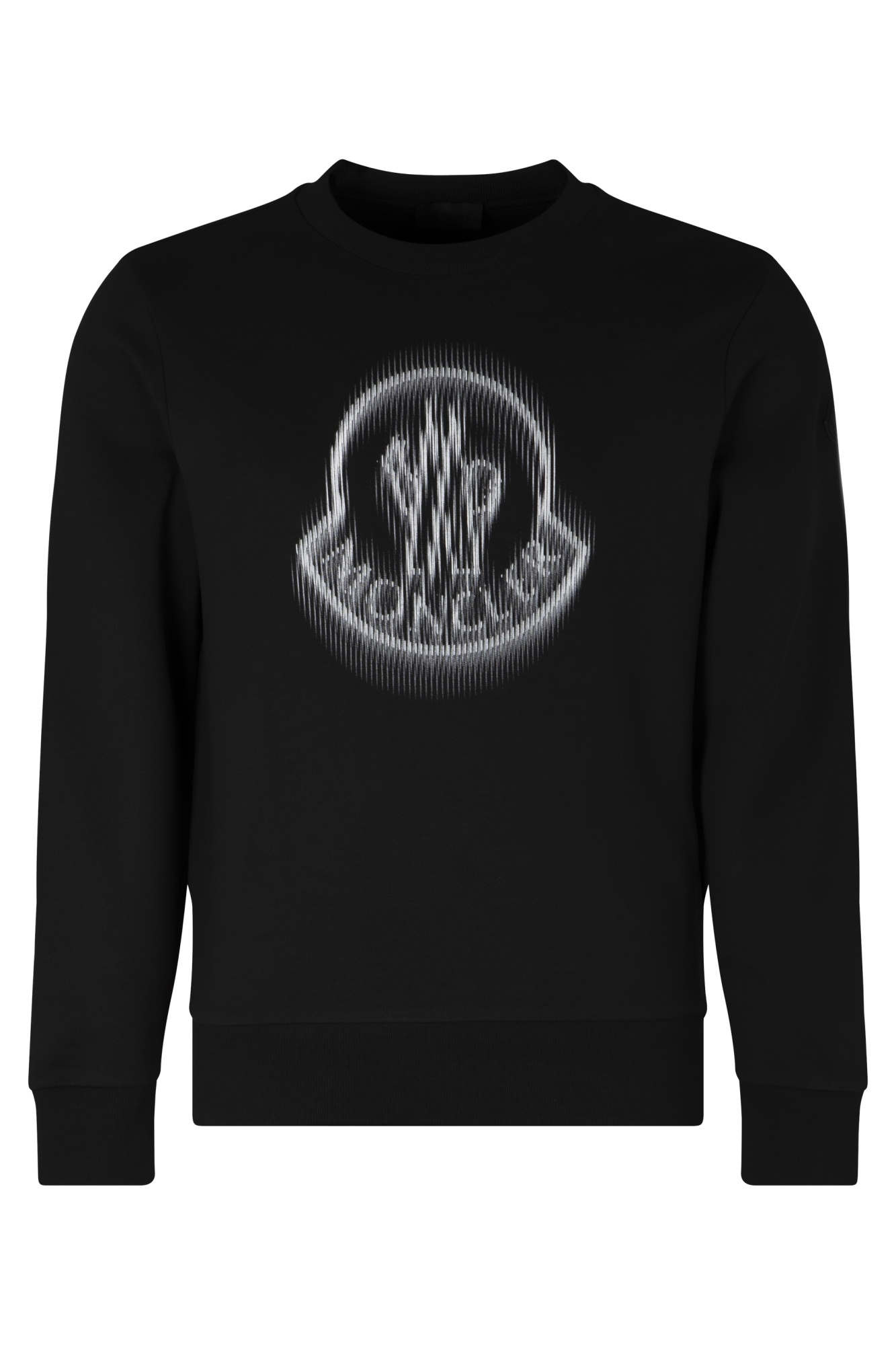 Moncler Long-sleeved Sweatshirt In Black
