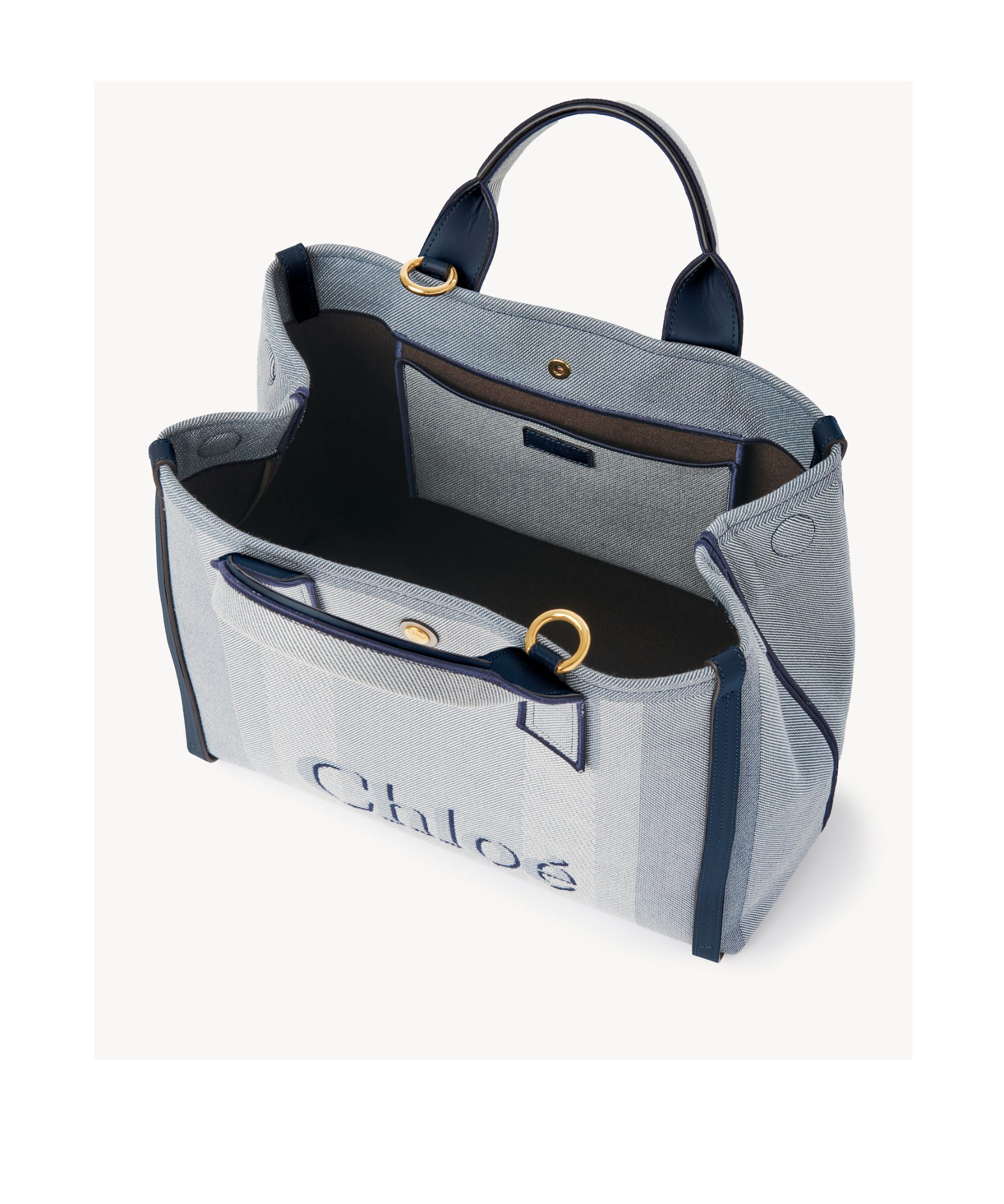 Chloé Carry Tote Bag In Gray