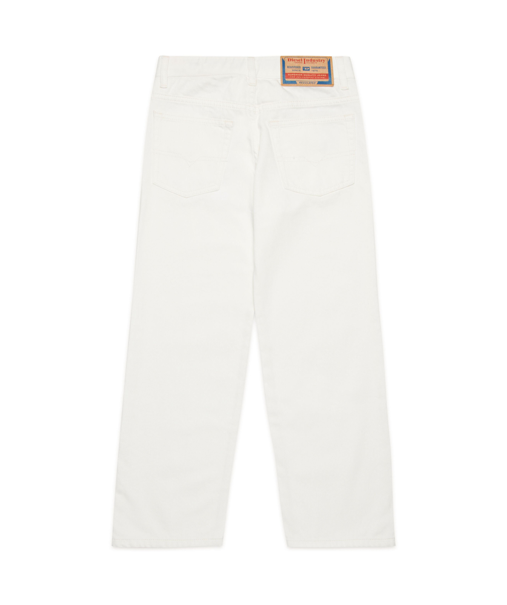 Diesel Belt Ring Jeans In White