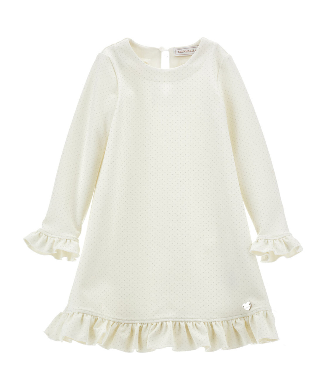 Monnalisa A-line Dress In White