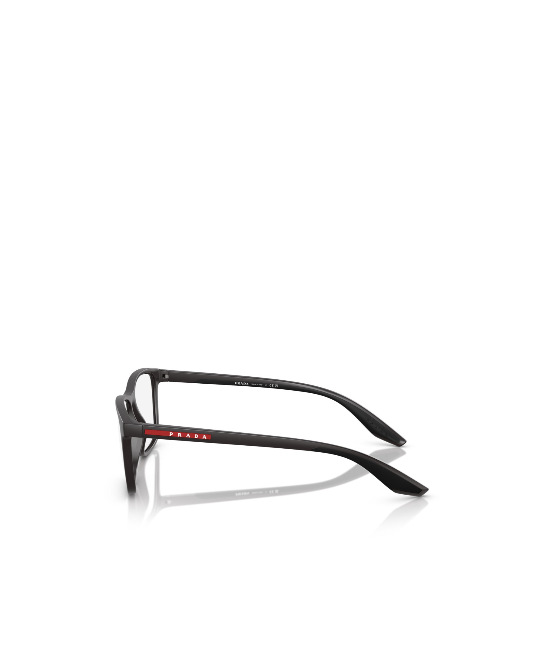Prada Full Frame Plain Mirror In Black