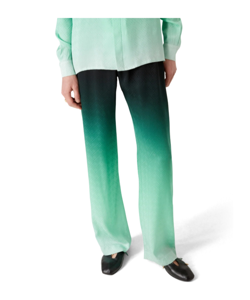 Casablanca Gradient Jacquard Casual Pants In Multi