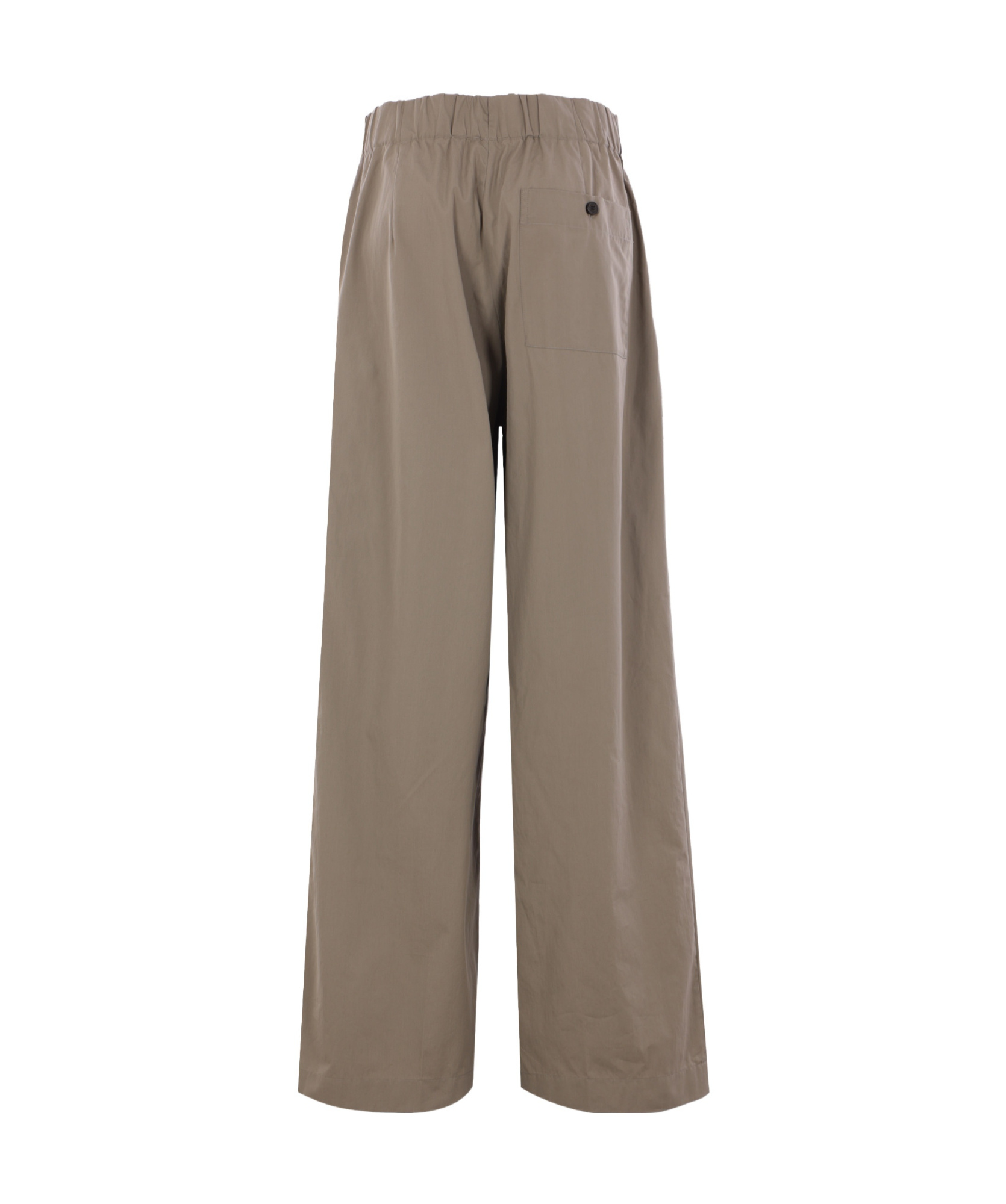 Dries Van Noten Pila Wide-leg Trousers In Poplin In Gray
