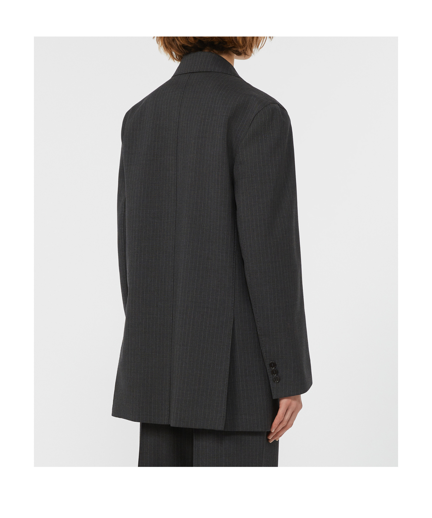 Weekend Max Mara Long-sleeved Suit Jacket In Gray