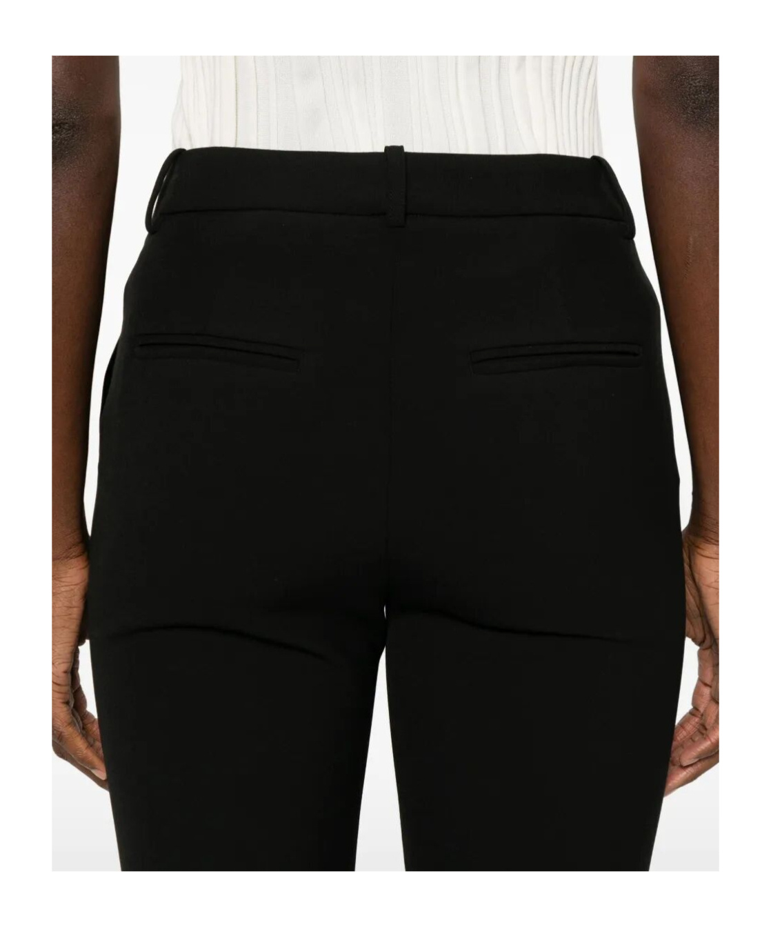 Rosso 35 Button-fastening Trousers In Black