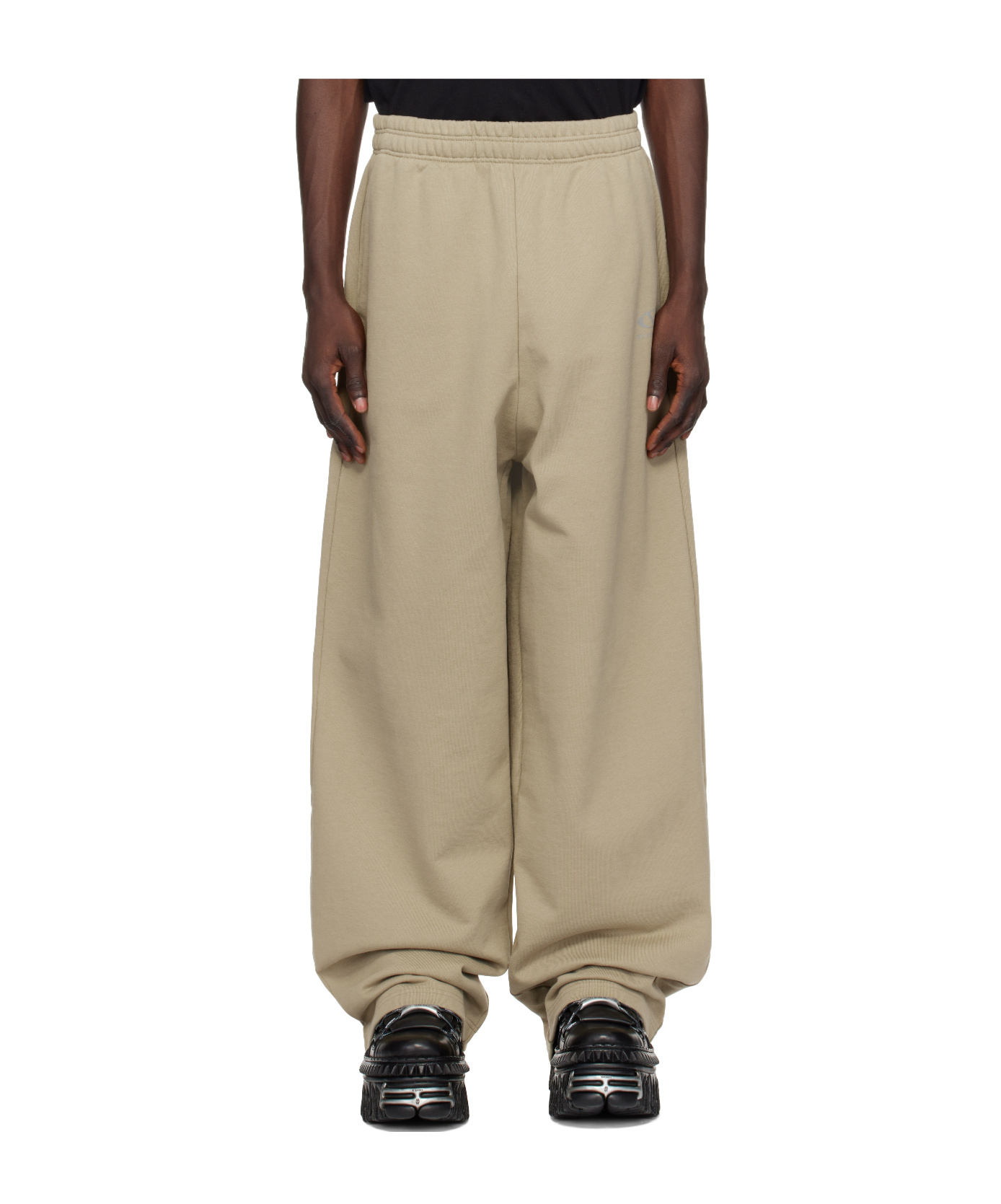 Vetements Cotton-blend Track Pants In Neutral