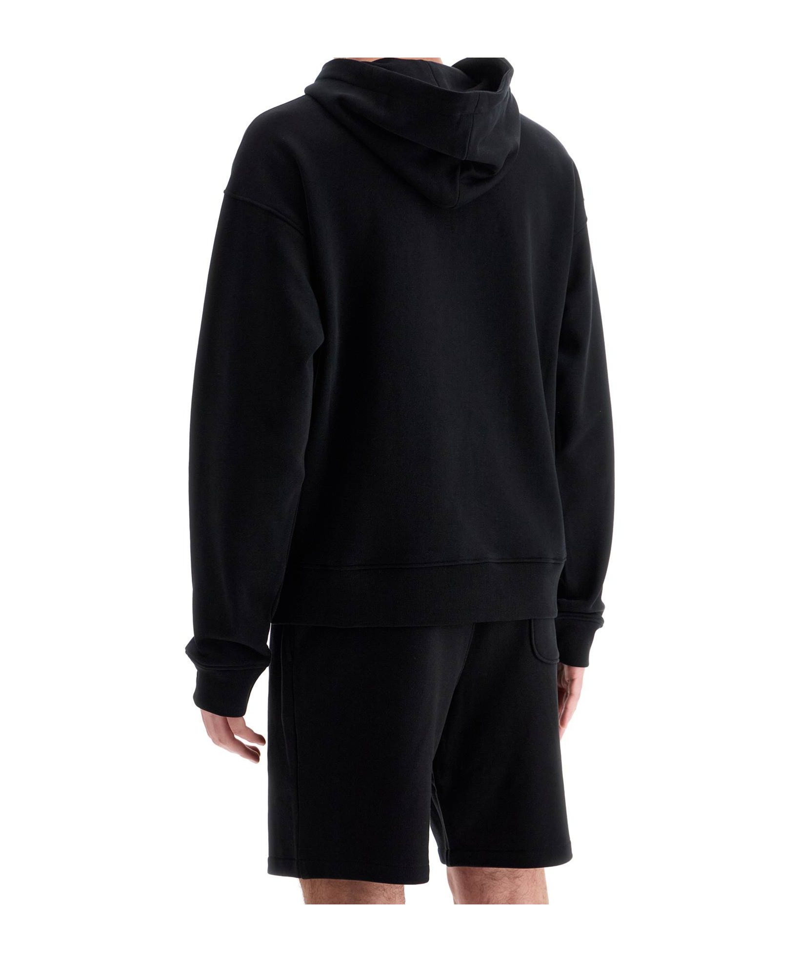 Moschino Long-sleeved Sweater In Black