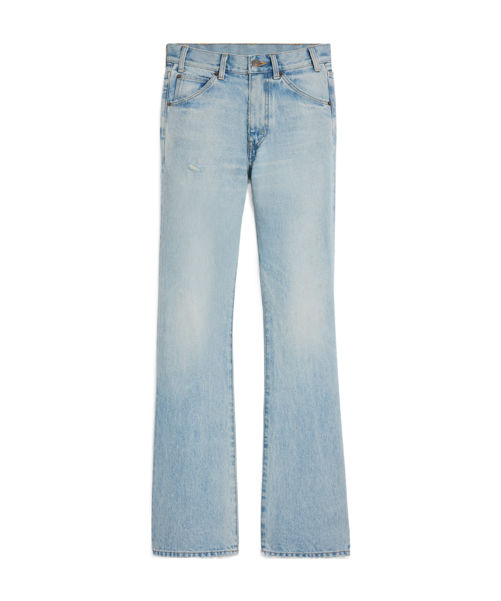 Celine Belt-loop Jeans In Blue