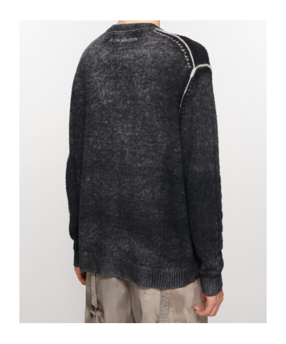 ACNE STUDIOS PRINTED CREW-NECK JUMPER